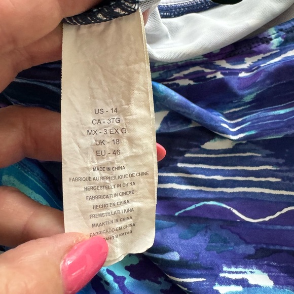 RALPH LAUREN ONE PIECE SWIMSUIT, 14 - Picture 3 of 3